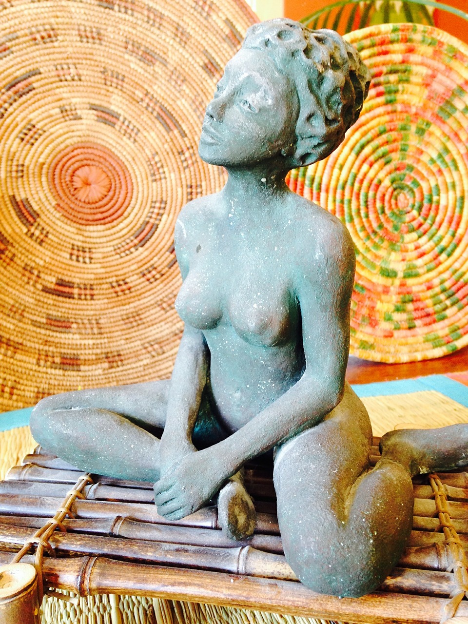 meditation sculpture statue free photo