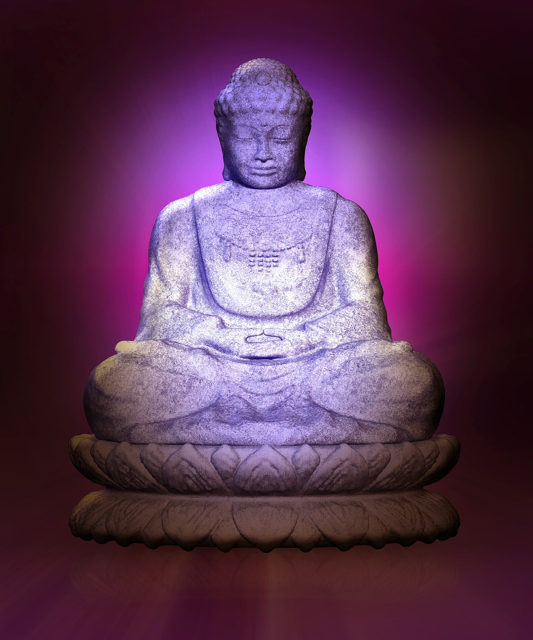 meditation statue oriental free photo