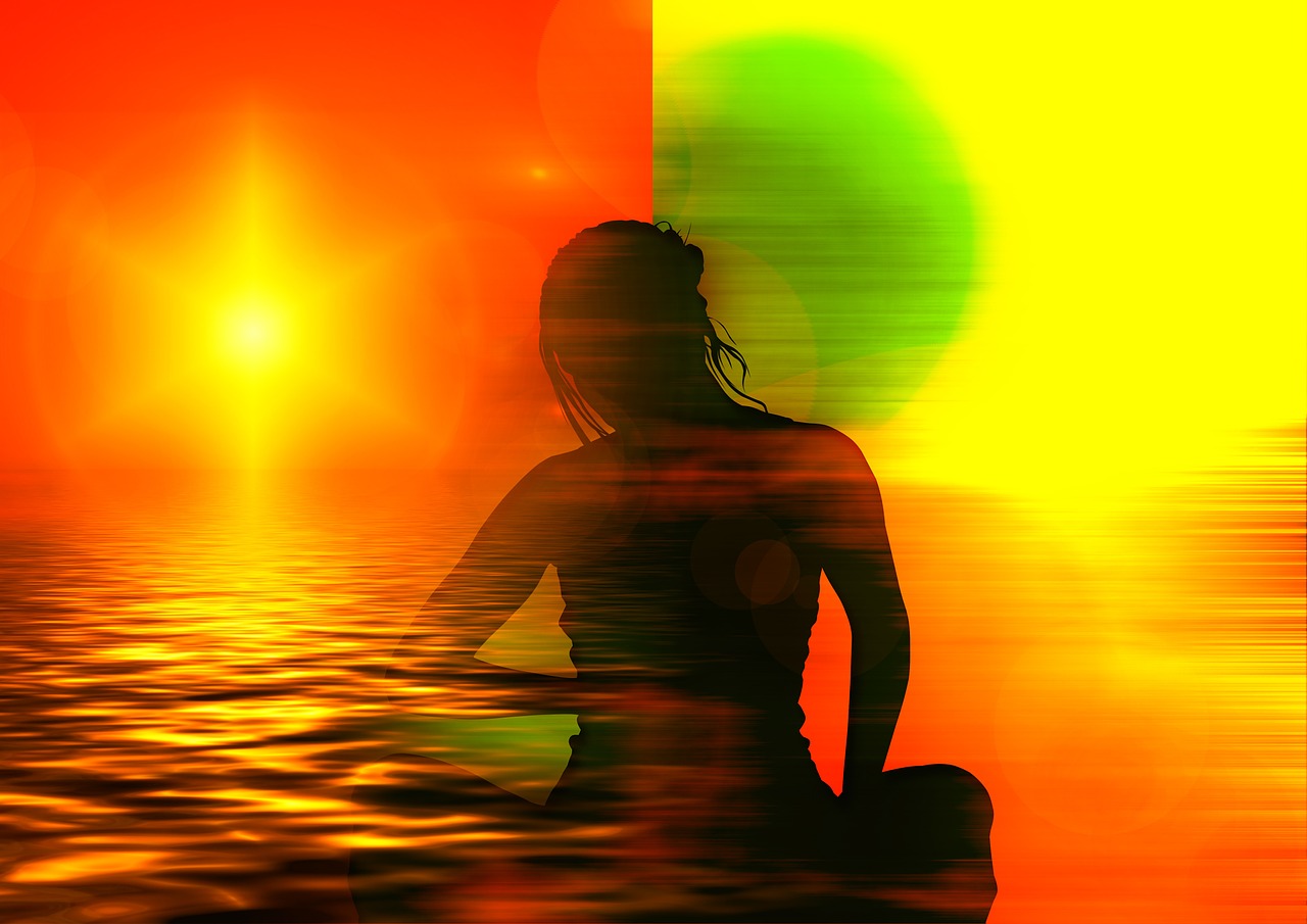 meditation reflection woman free photo