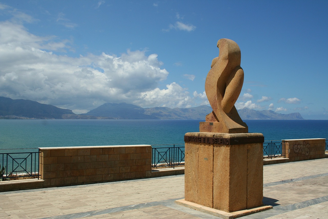 mediterranean sculpture promenade free photo