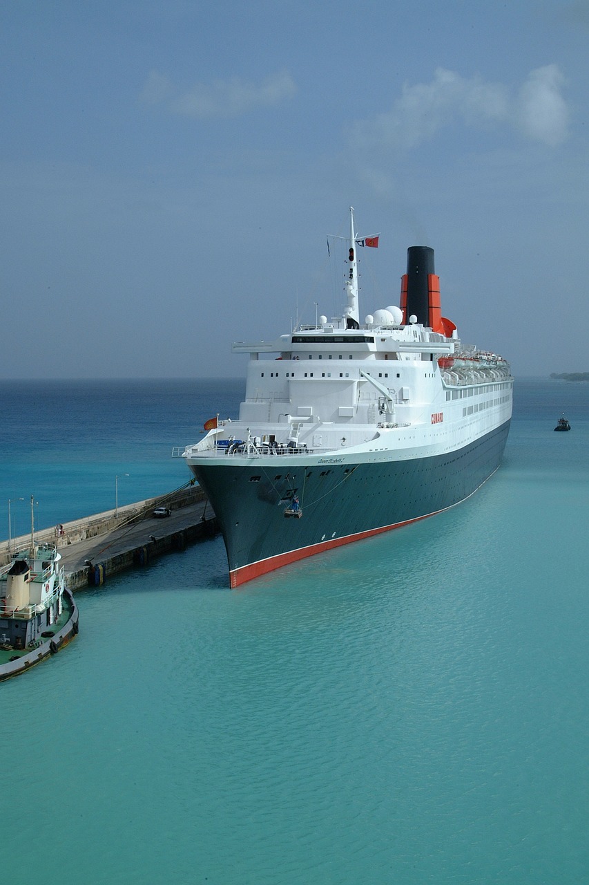 mediterranean cruise ship qe2 free photo