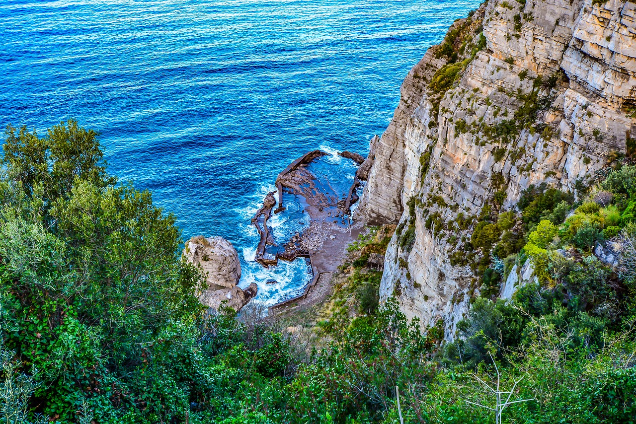 mediterranean sea amalfi free photo