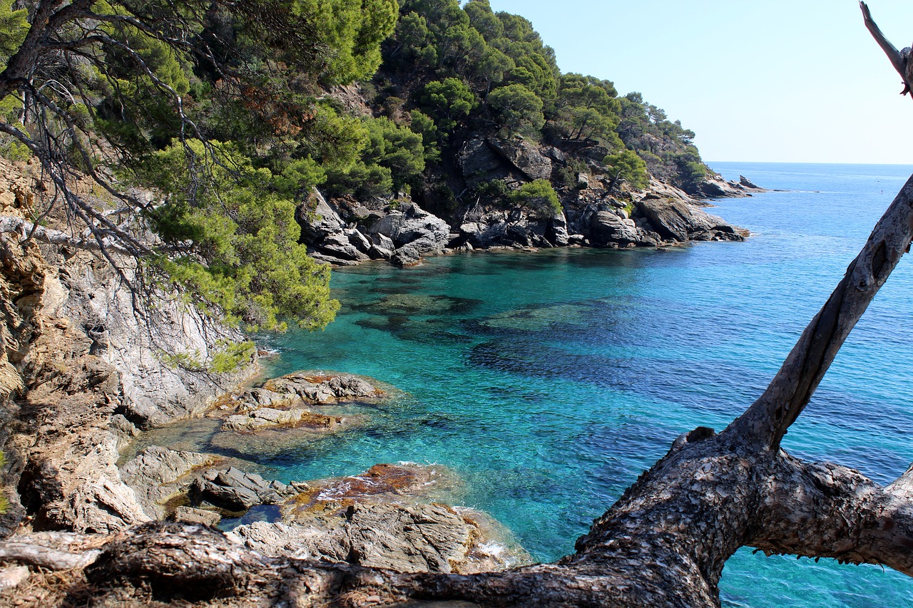 mediterranean turquoise rock free photo