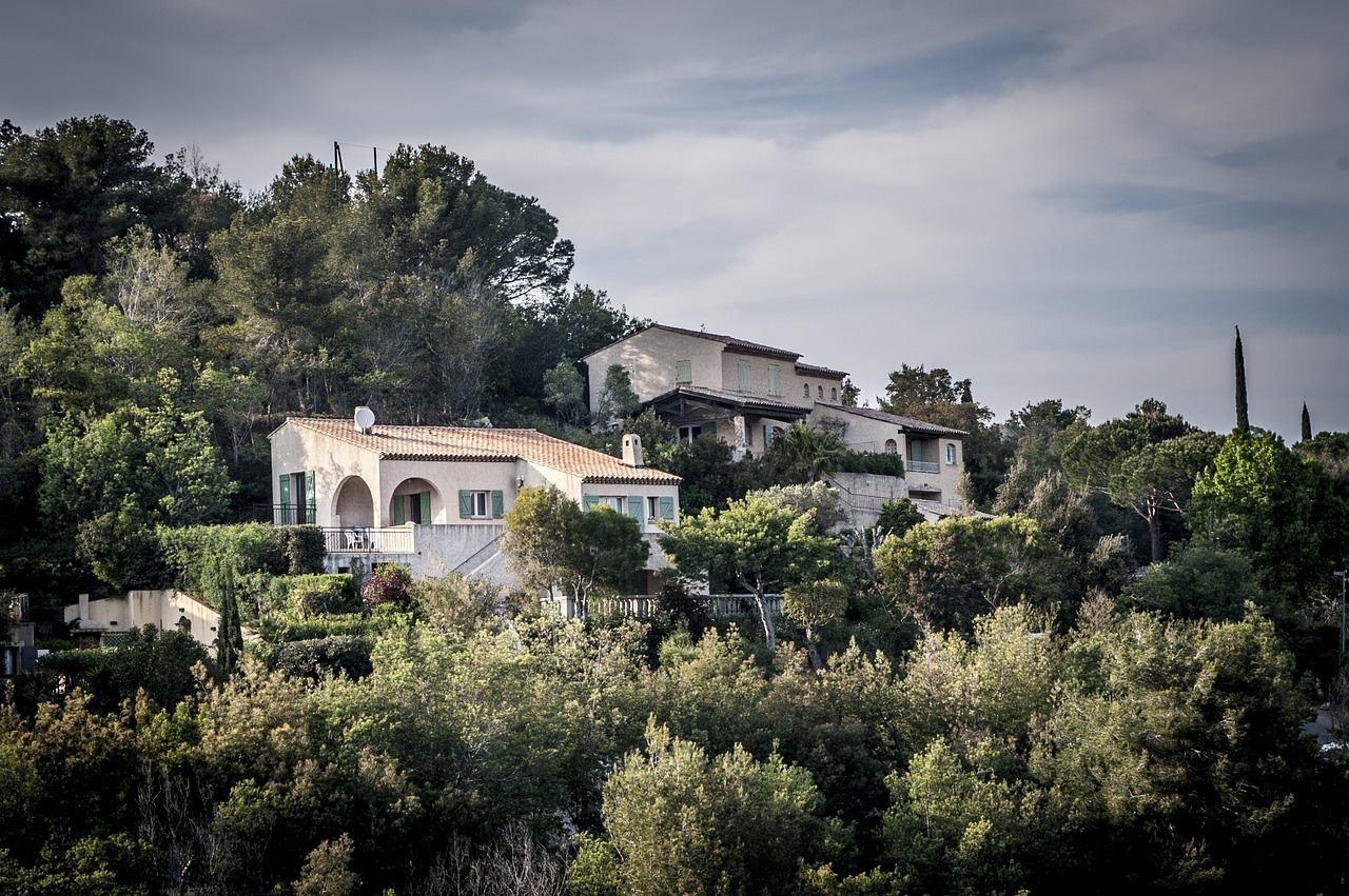 mediterranean france homes free photo