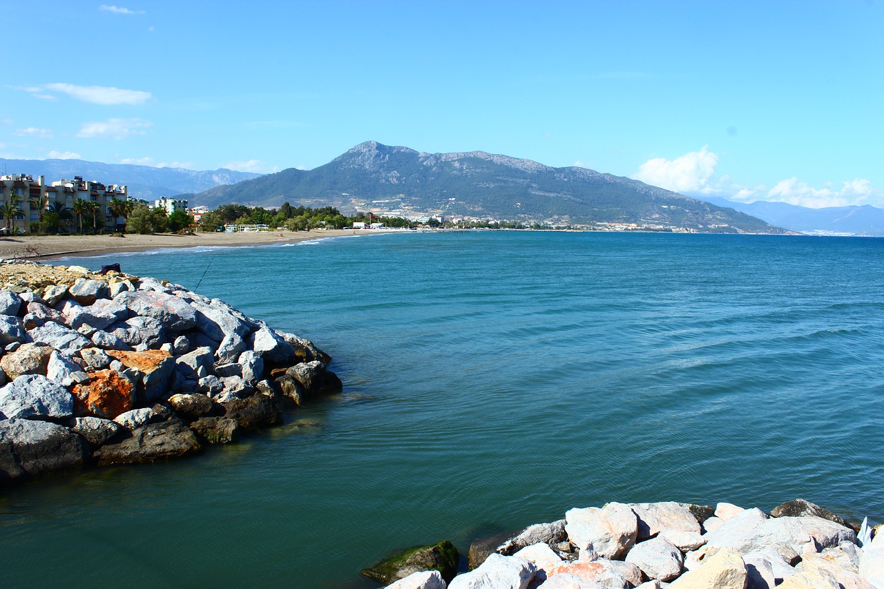 mediterranean anamur mersin coastal free photo