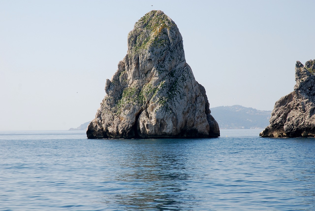 mediterranean rocks sea free photo