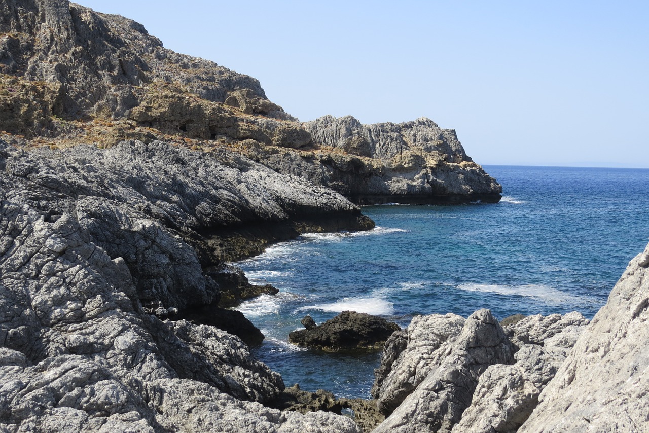 mediterranean sea landscape beach free photo