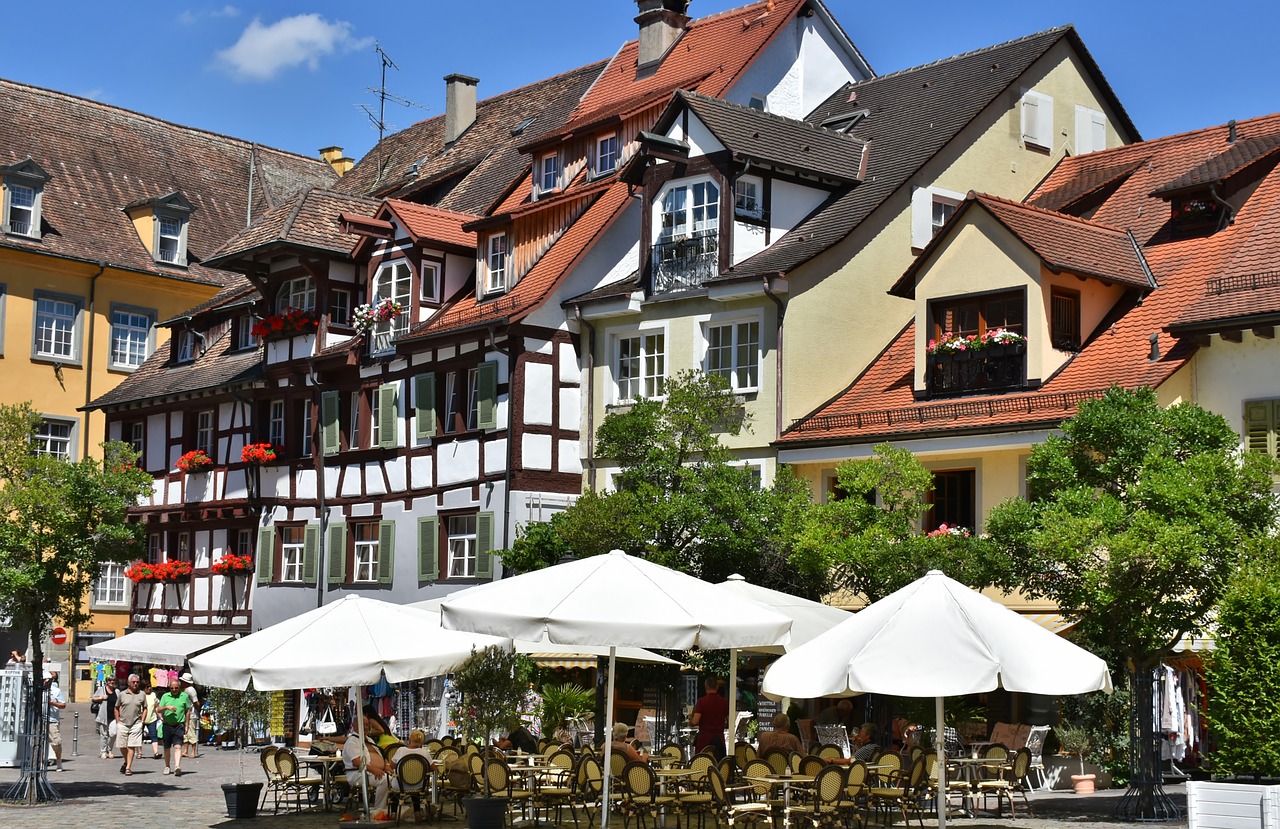 meersburg lake constance homes free photo