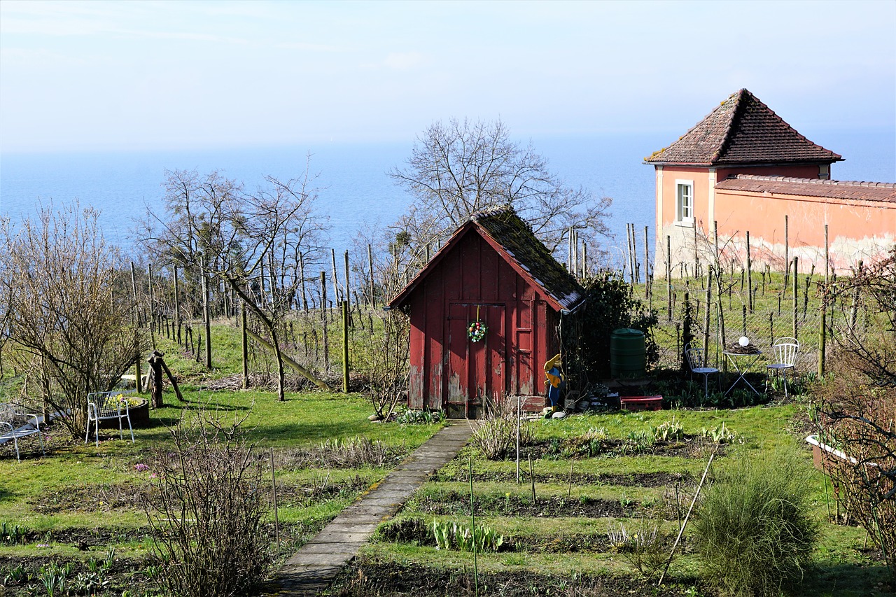 meersburg  high school  house free photo