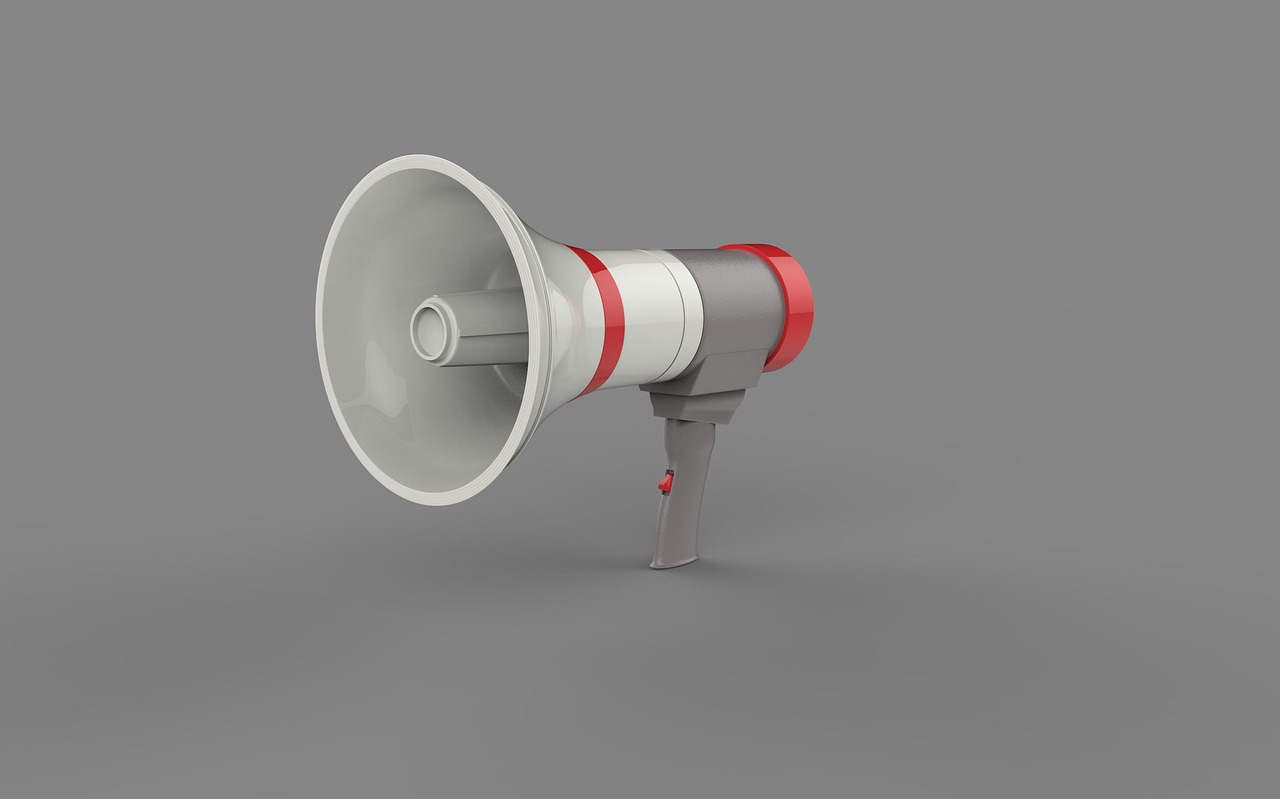 megaphone loud speak free photo
