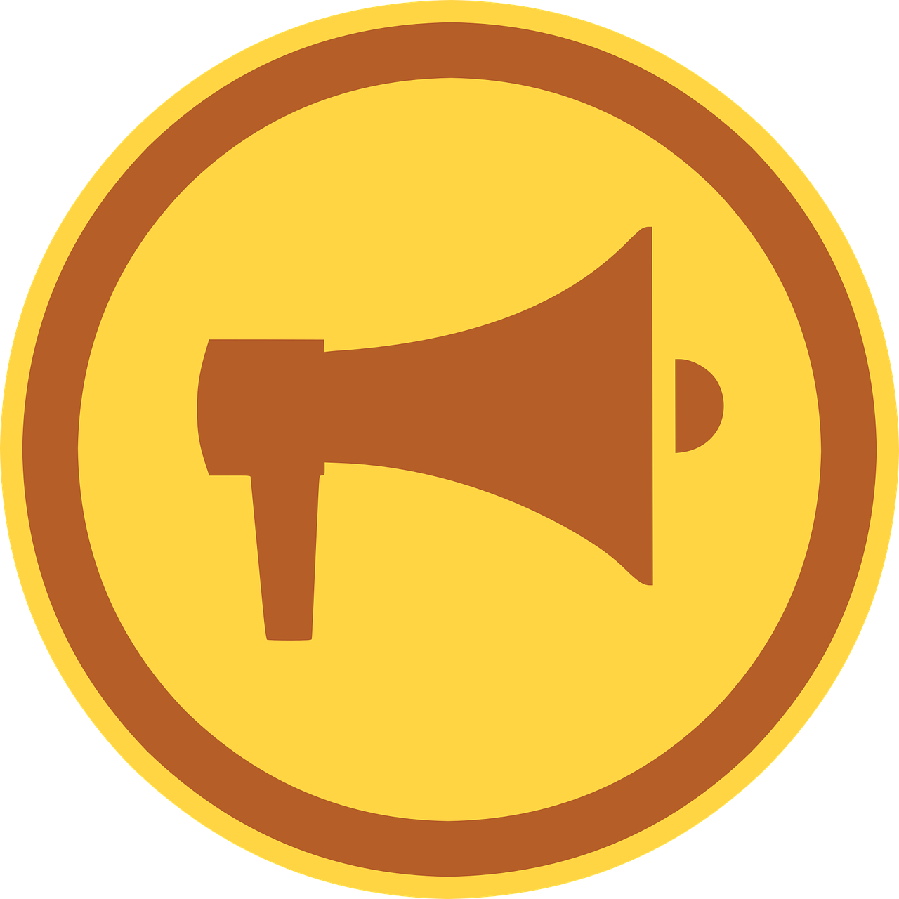 megaphone  bullhorn  icon free photo