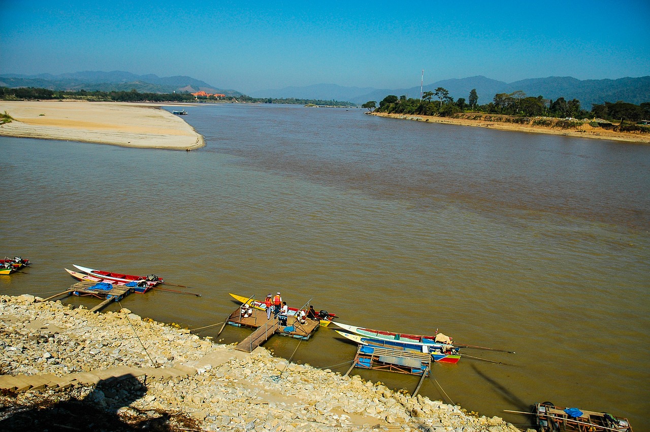 mekong river river golden triangle free photo