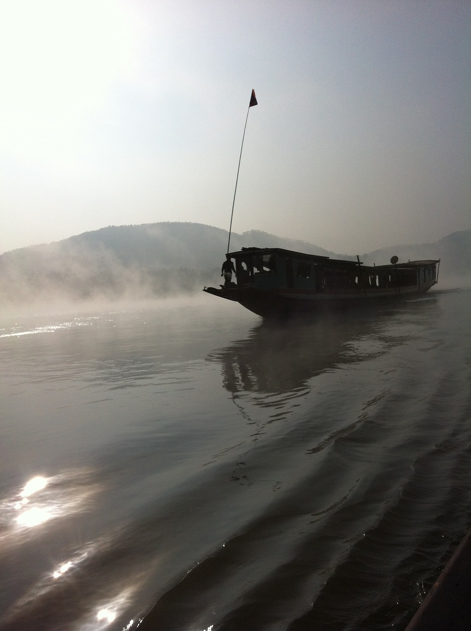 mekong river fog boot free photo