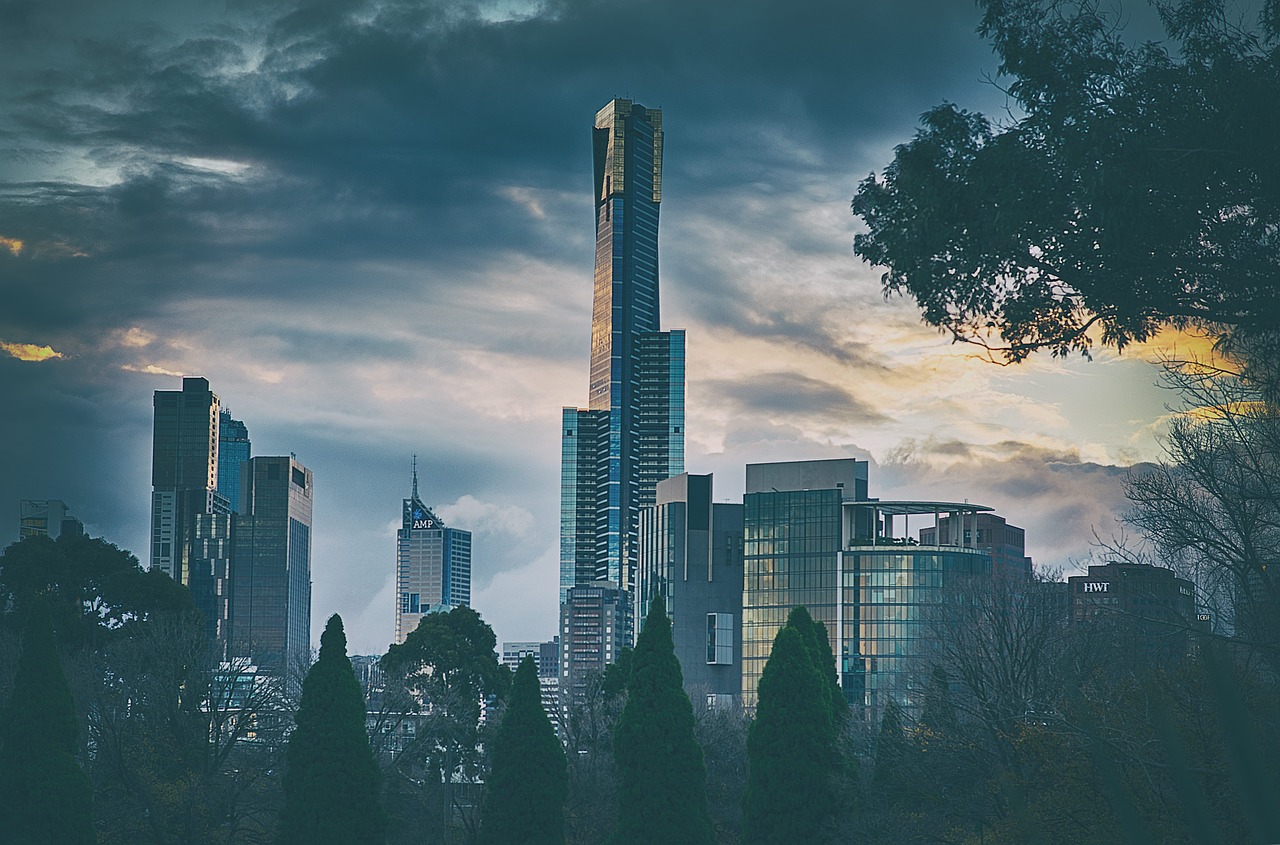 melbourne city cityscape free photo