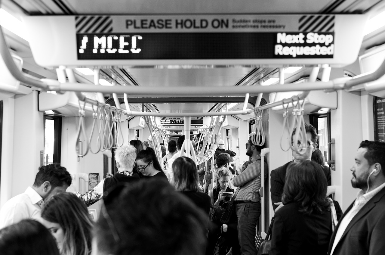 melbourne tram people free photo