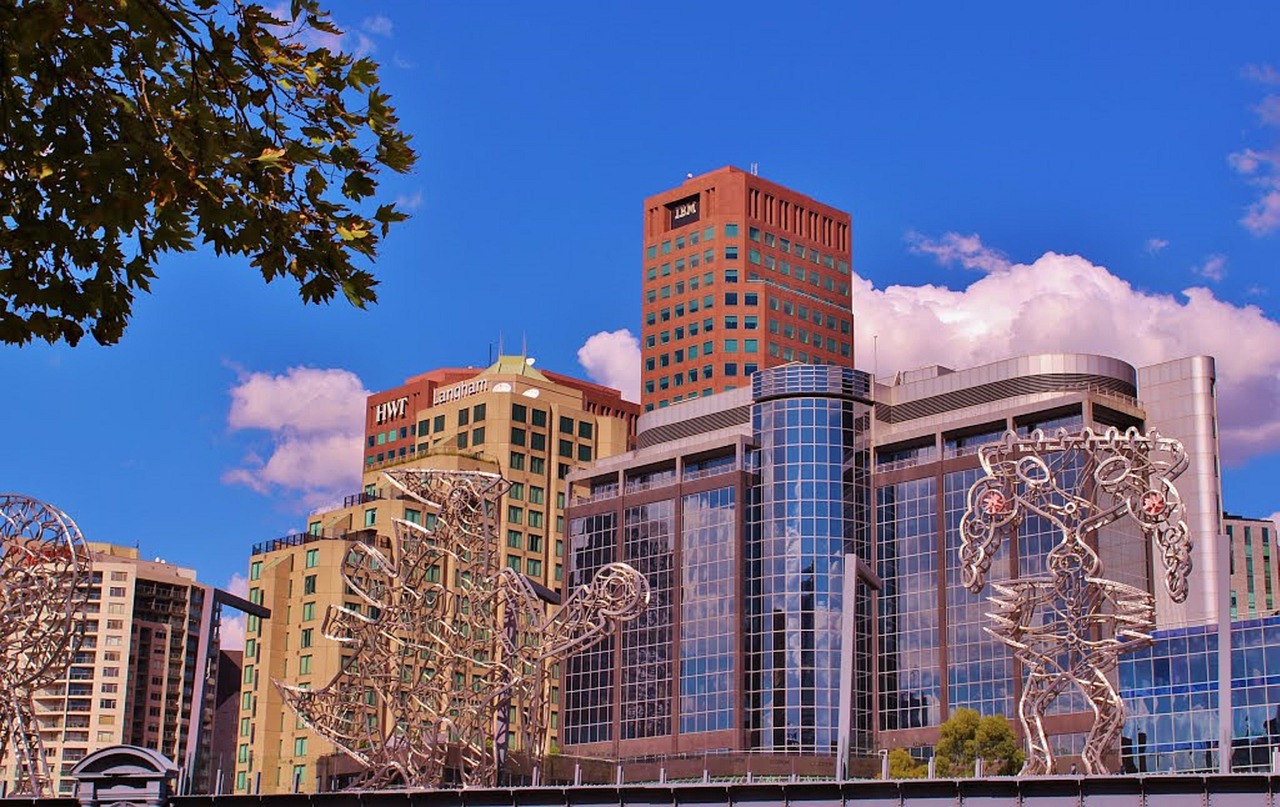 melbourne australia skyline free photo