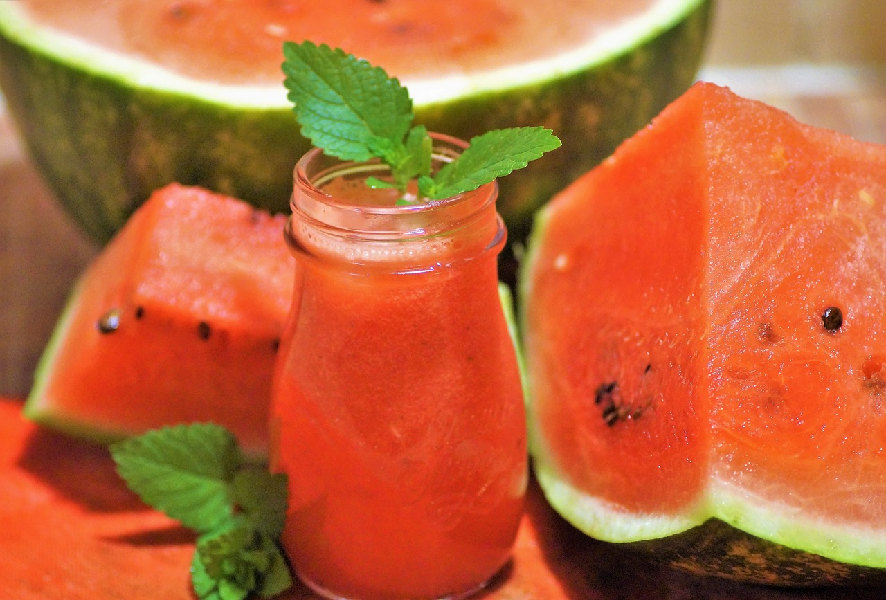 melon fresh juice watermelon juice free photo