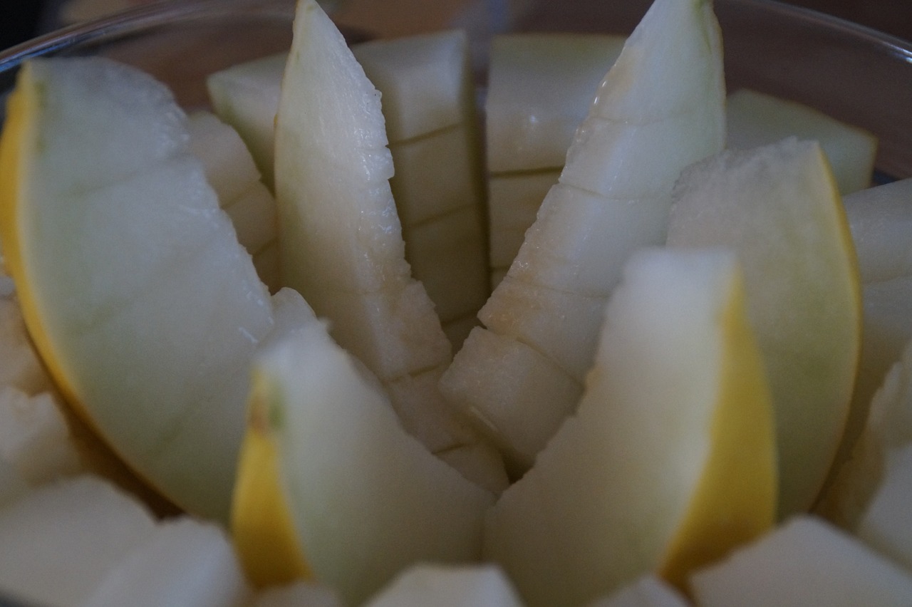 melon cantaloupe sliced free photo