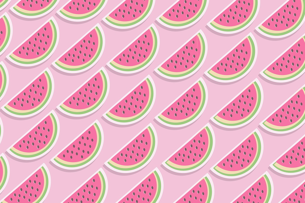 melons  pattern  food free photo