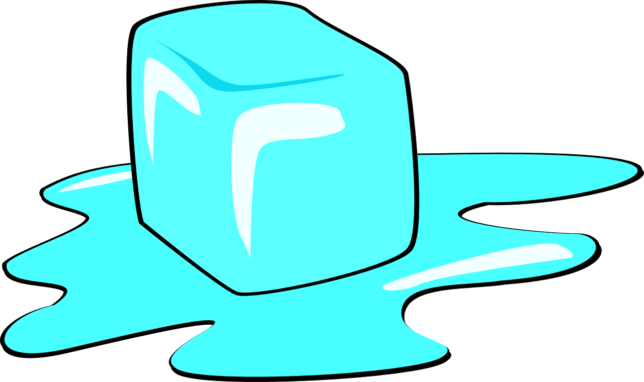 melt ice cube ice free photo