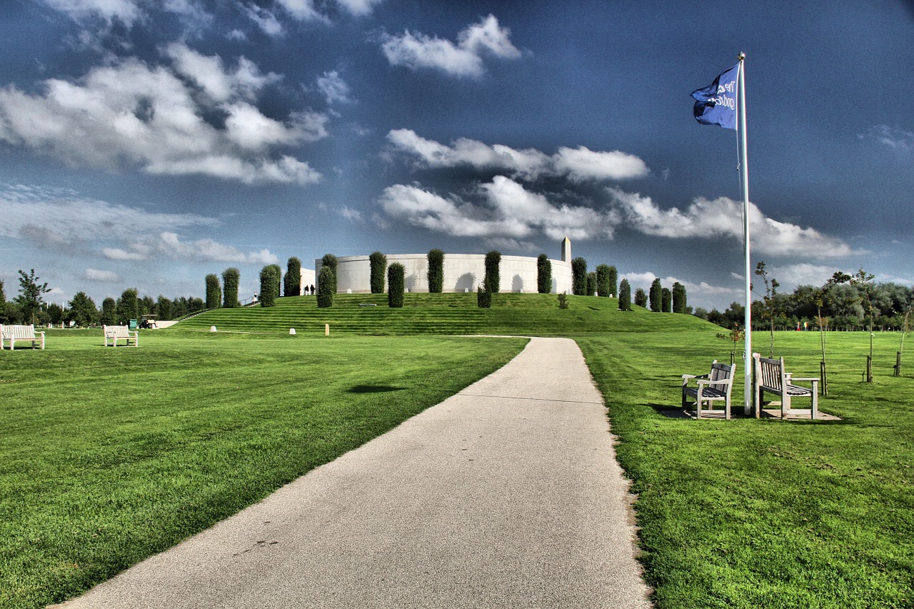 memorial arboretum lawn free photo