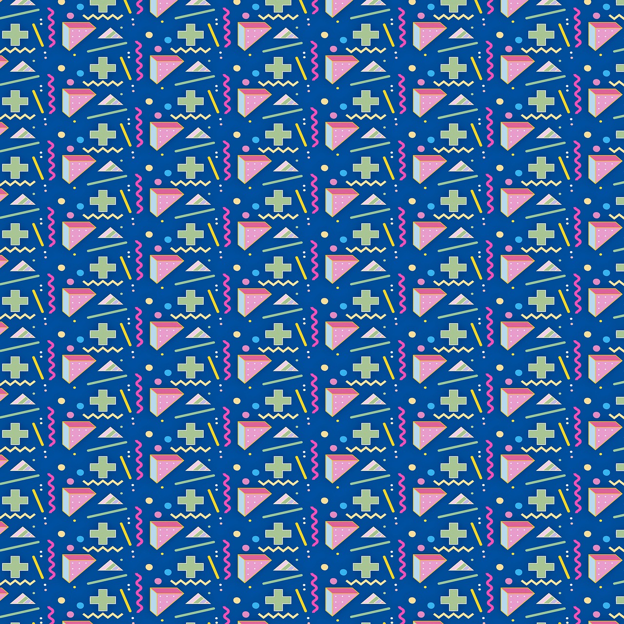 memphis pattern  1980's style digital paper  1980s free photo