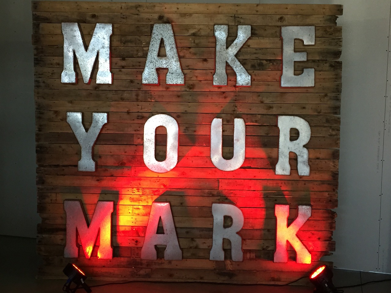 men make your mark mark free photo