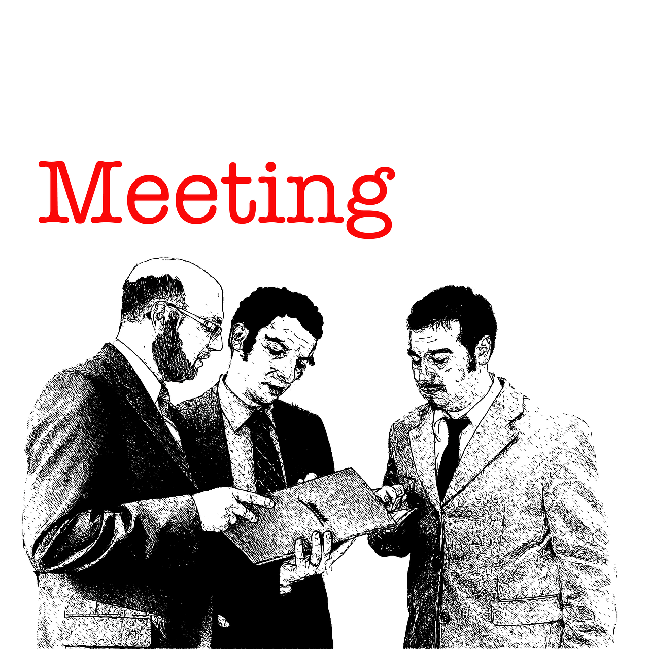 men meeting encounter free photo