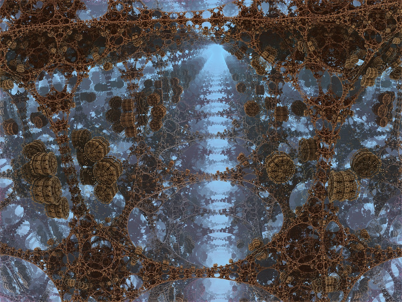 menger fractal pods free photo