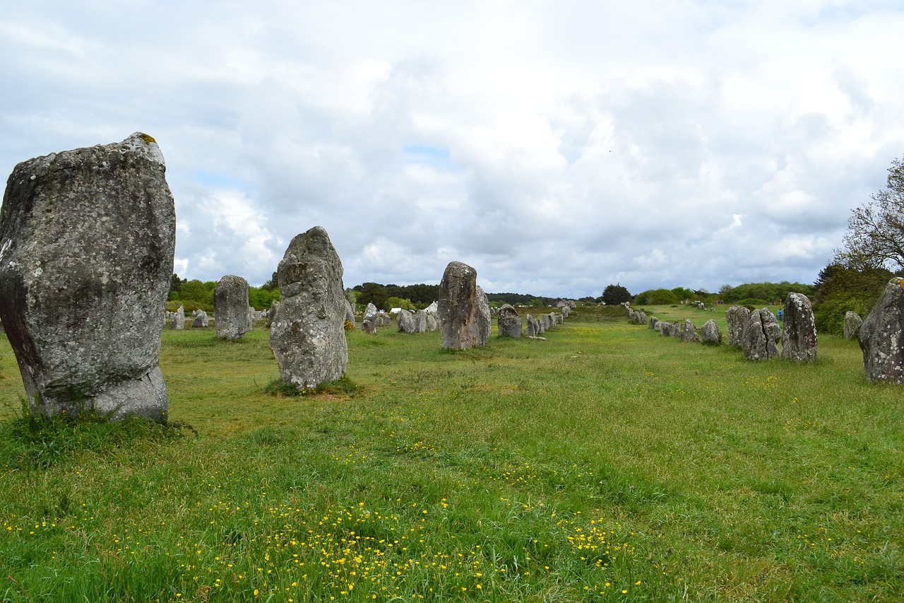 menhir menhirs stones free photo