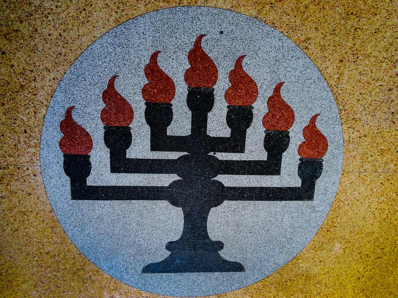 menorah judaism religion free photo