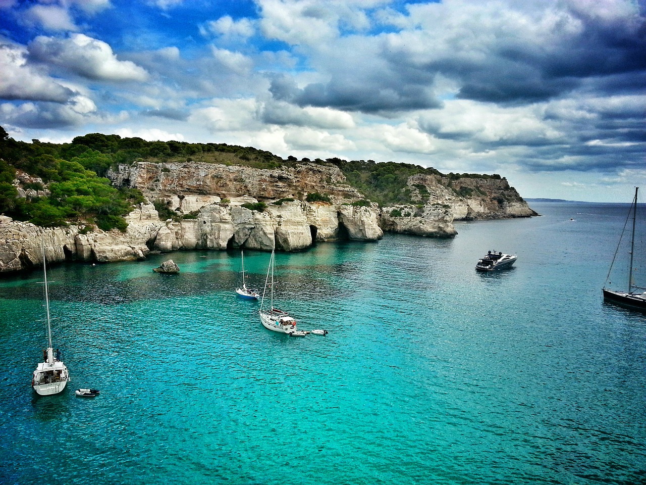 menorca booked turquoise free photo