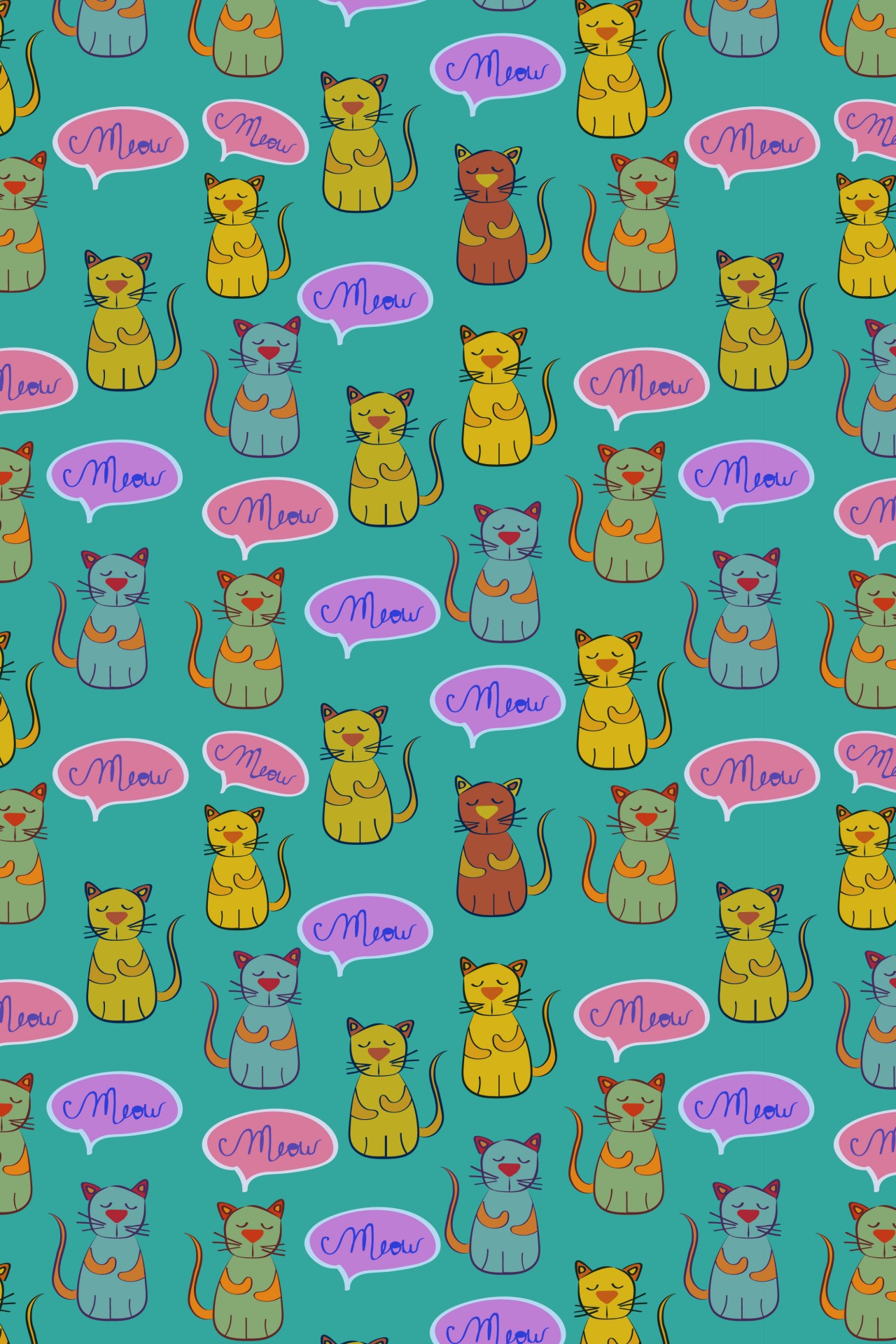 cat animal pattern free photo