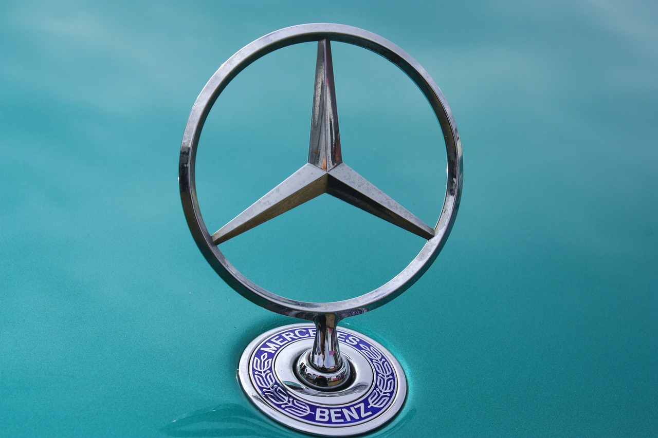 mercedes logo badge free photo