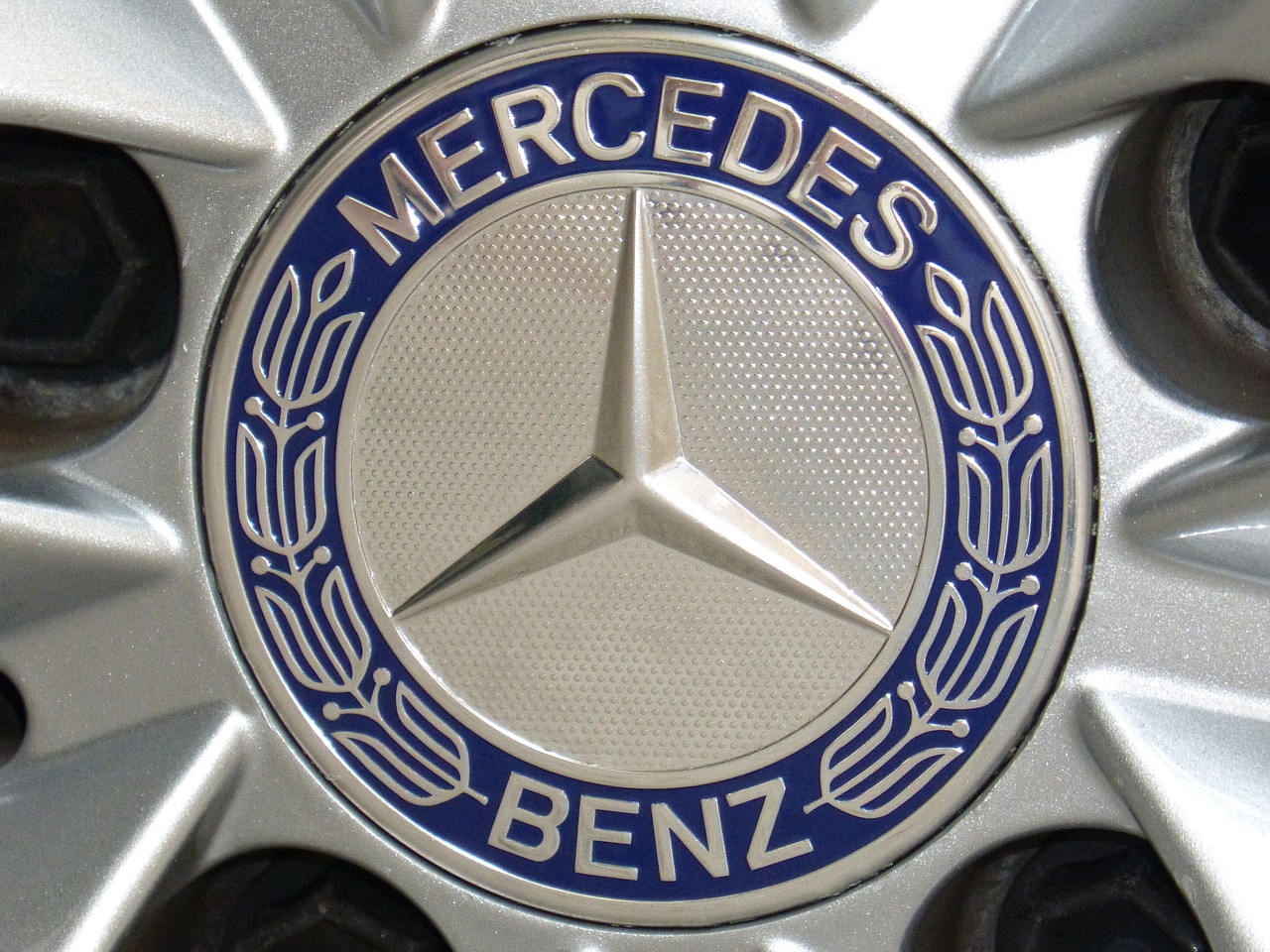 mercedes benz logo emblem free photo