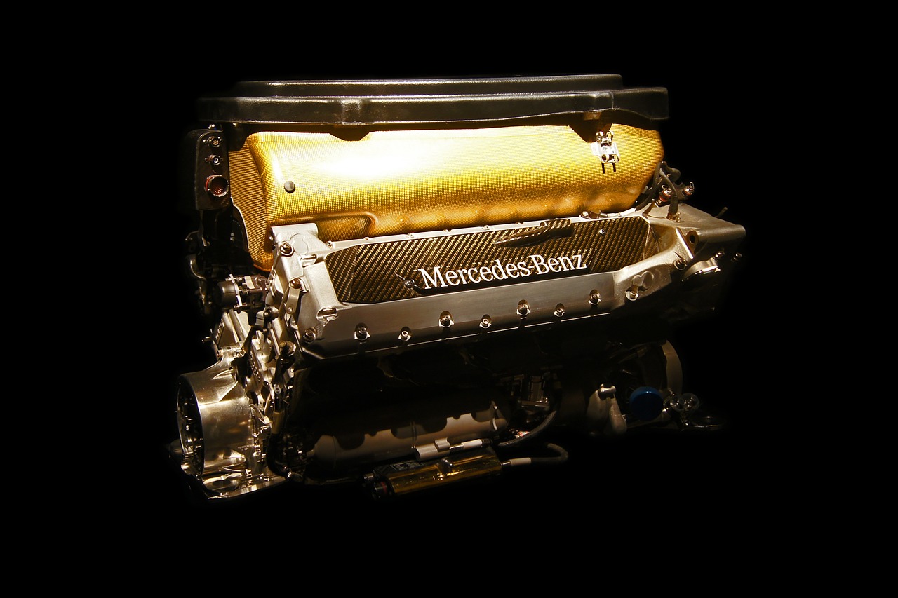 mercedes engine car engine horsepower free photo