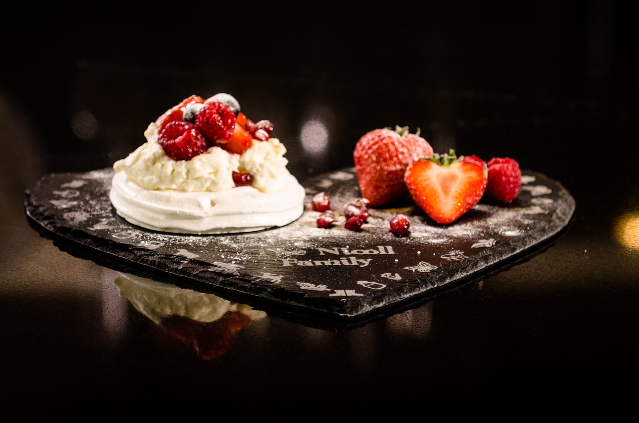 meringue pudding dessert free photo