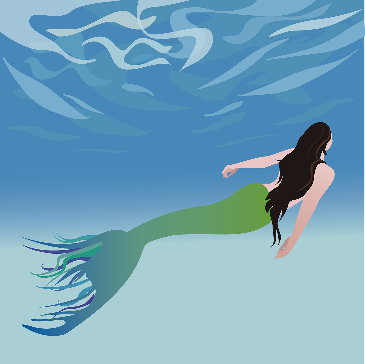 mermaid sereia water free photo