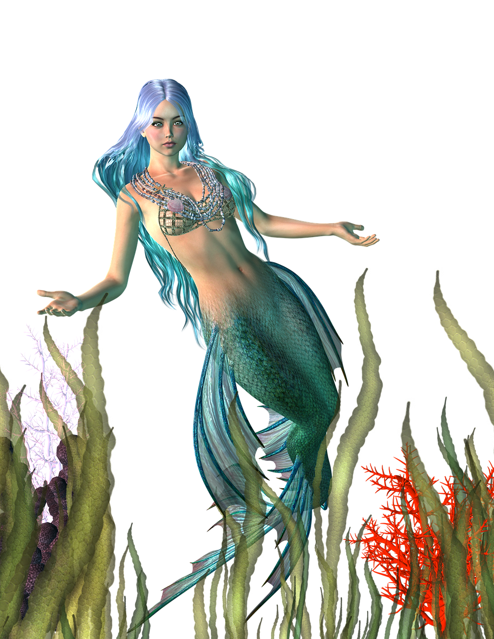 mermaid myth girl free photo