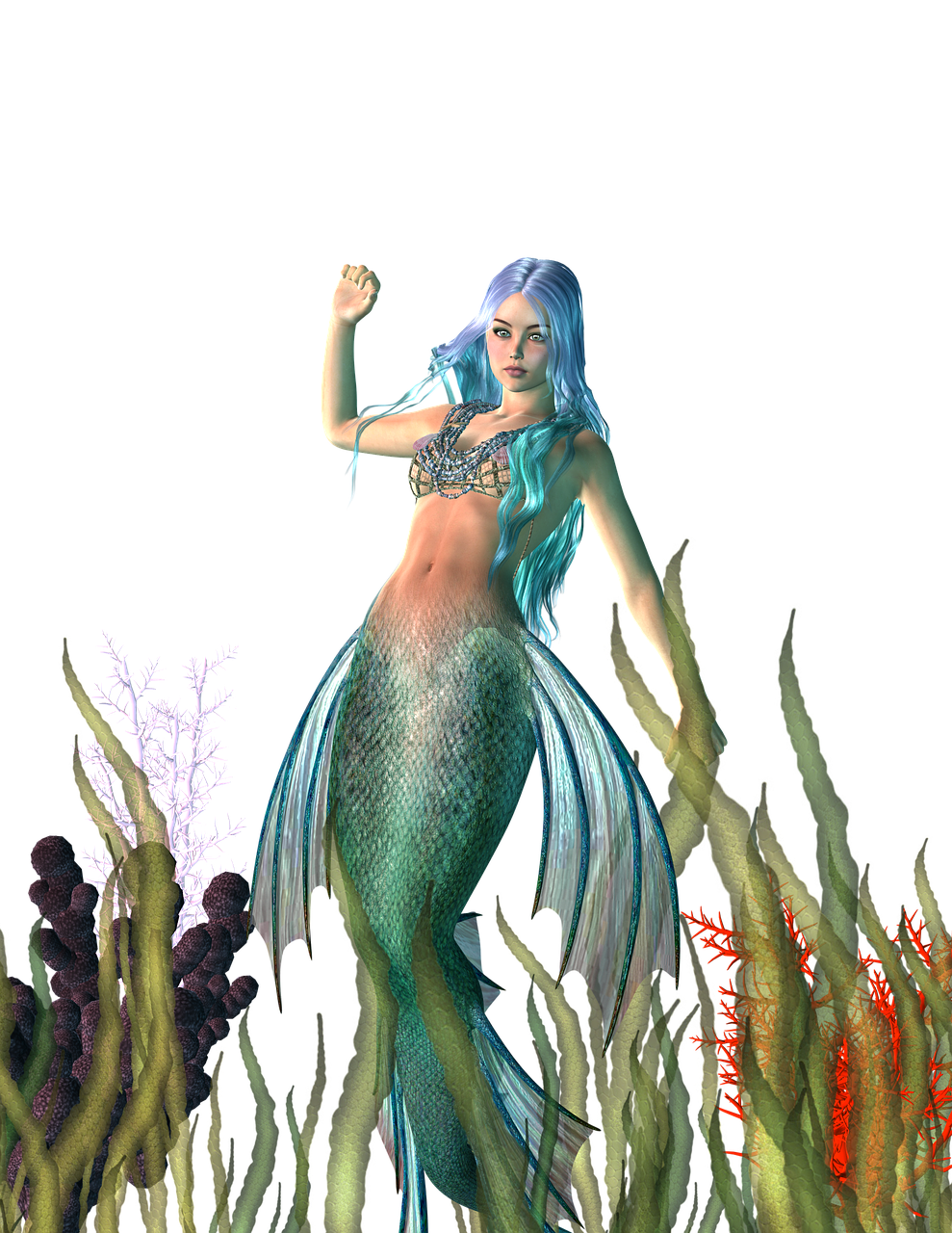 mermaid myth girl free photo