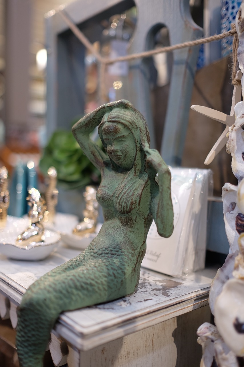 mermaid figurine doll free photo