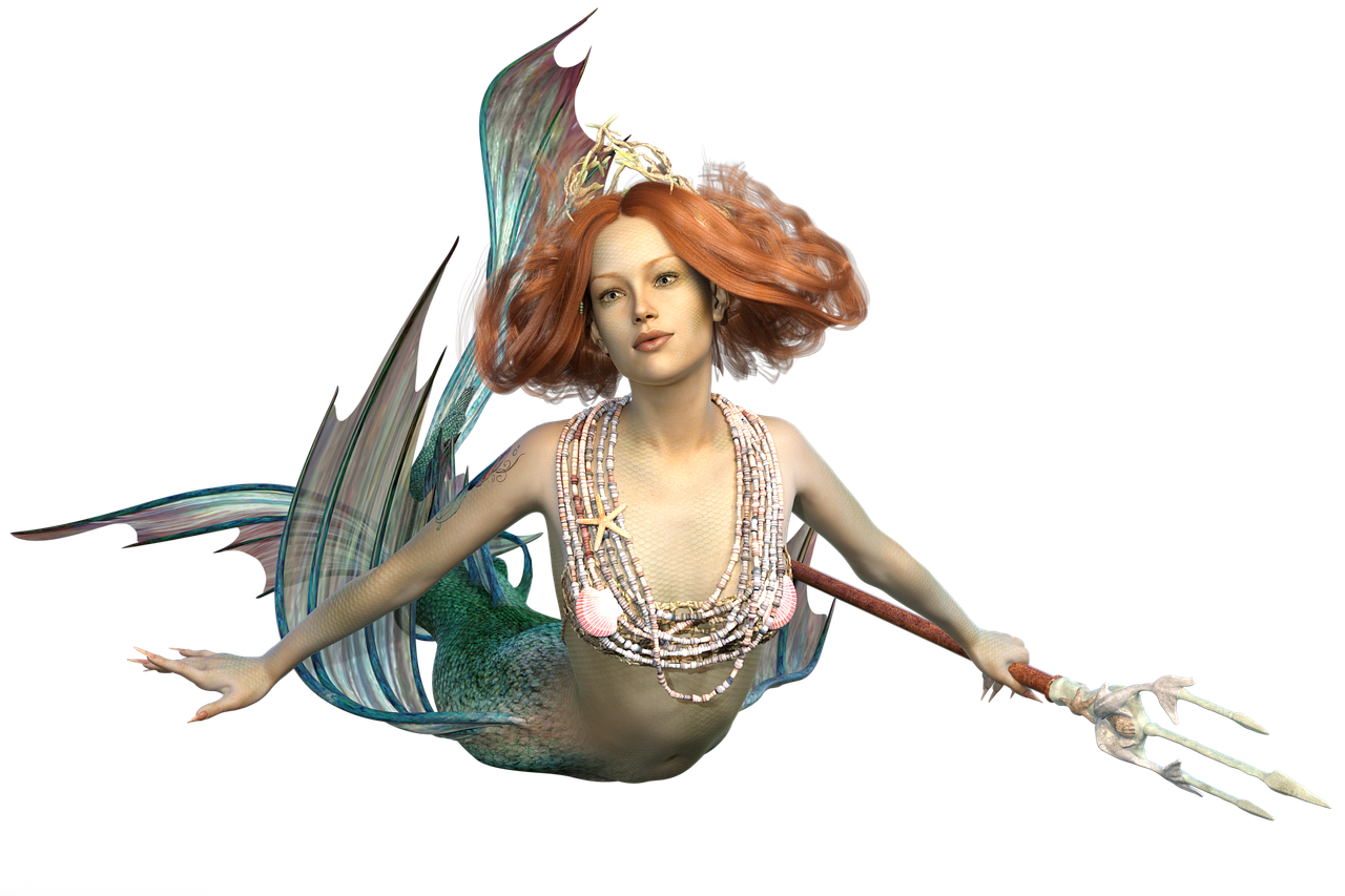mermaid the sea maid mythical creatures free photo