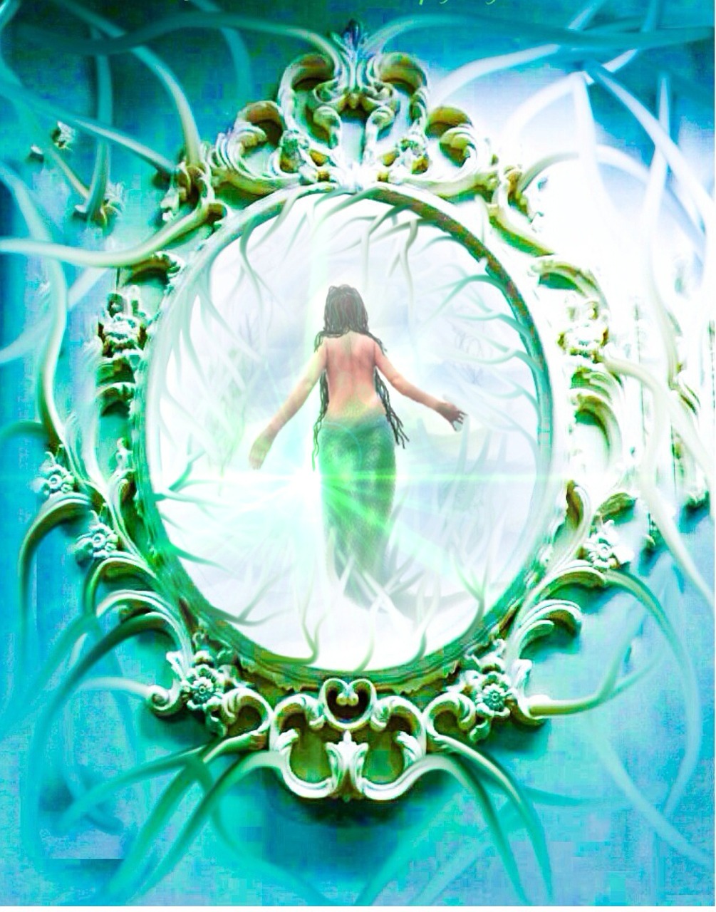 mermaid mirror mystical free photo