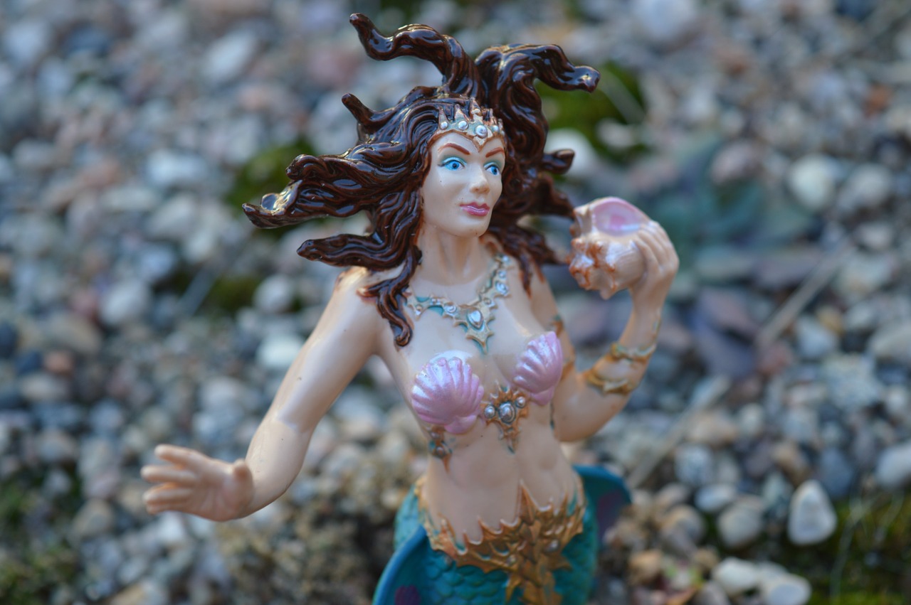 mermaid woman fish free photo