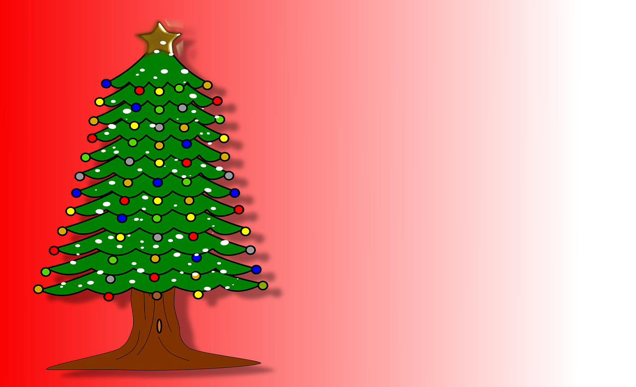 merry christmas christmas christmas tree free photo