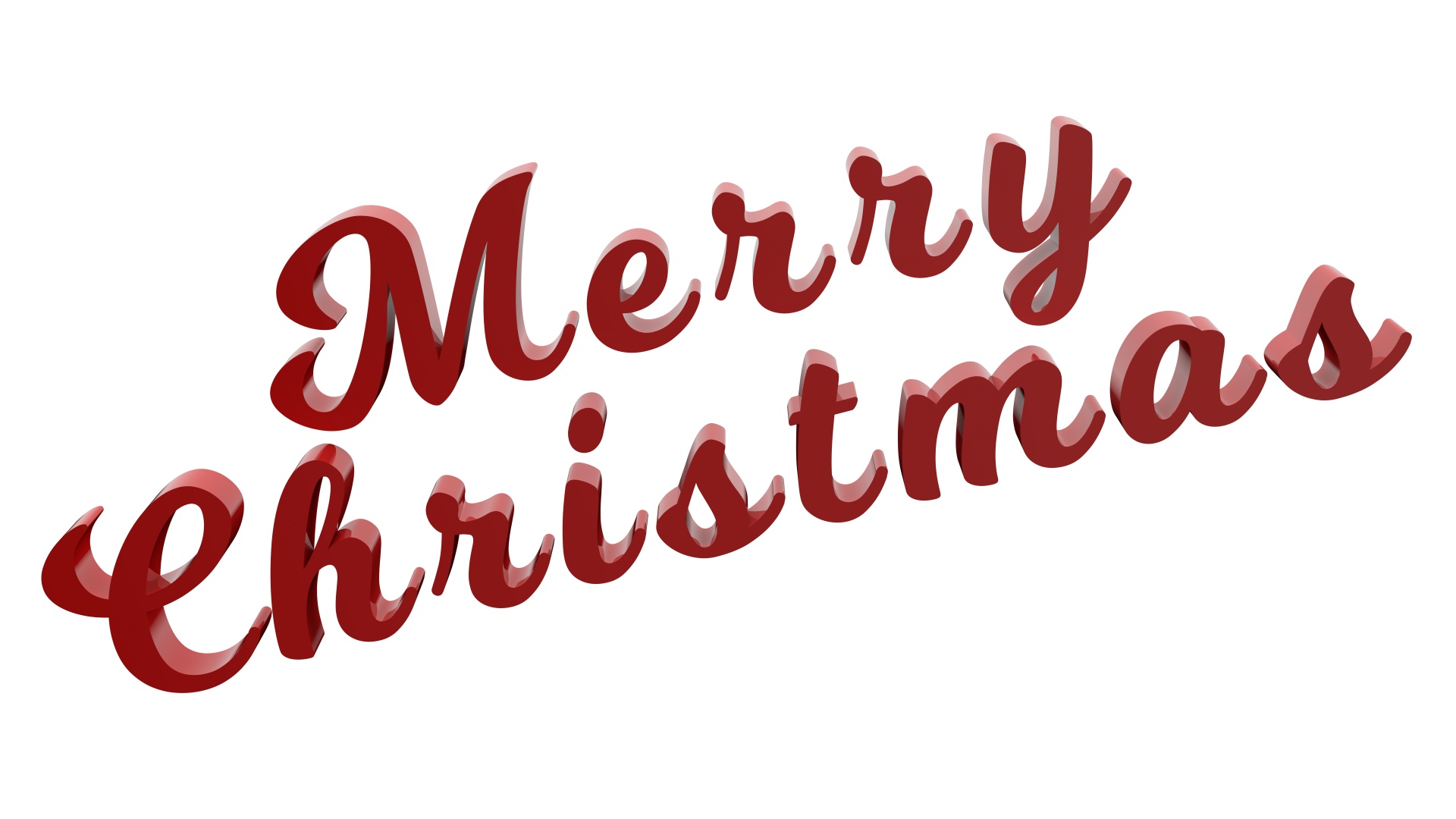 merry christmas calligraphic text free photo