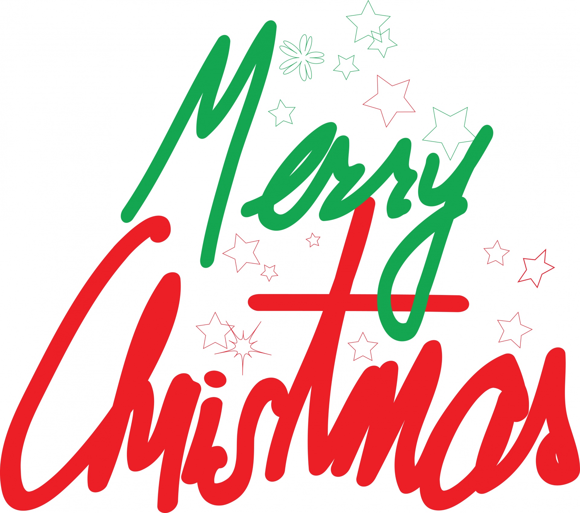 merry christmas words message free photo