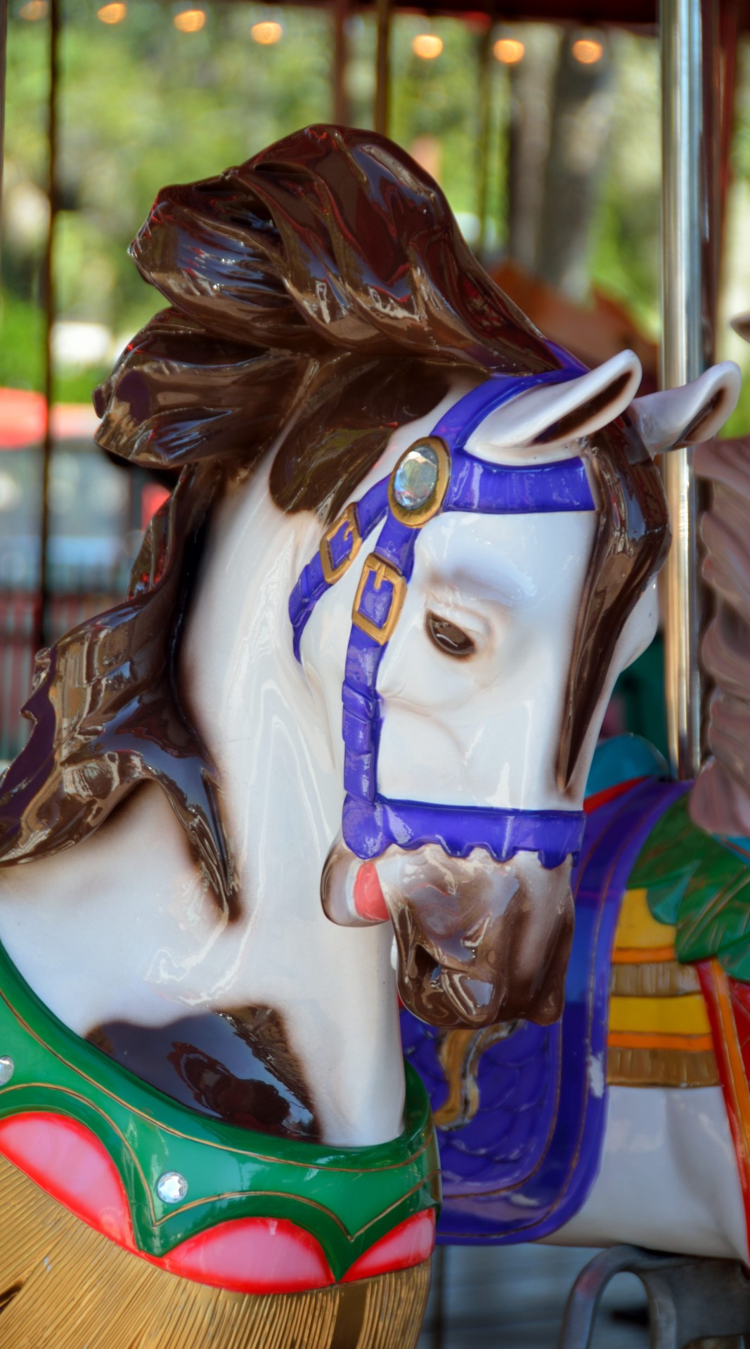 paintec horses merry-go-round free photo