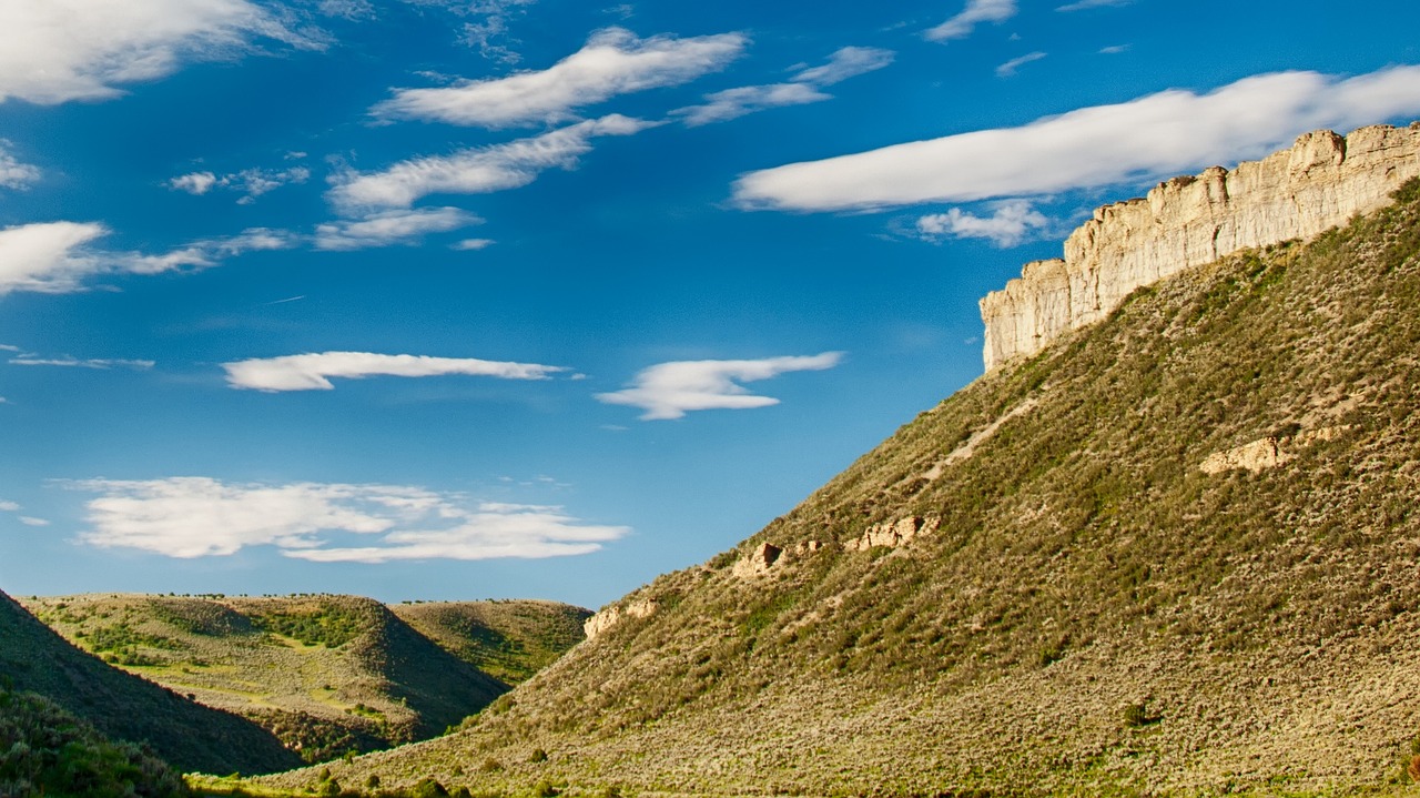 mesa wyoming landscape free photo