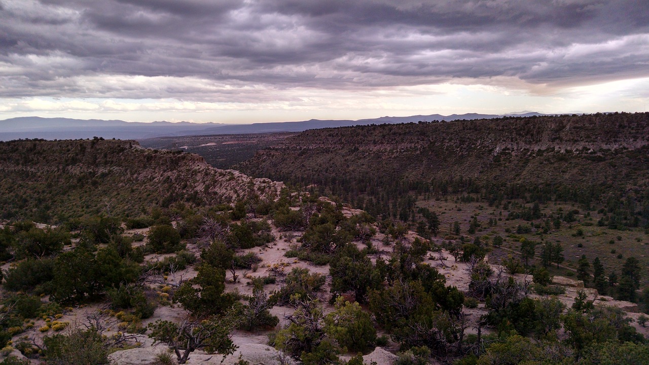 mesa desert dusk free photo